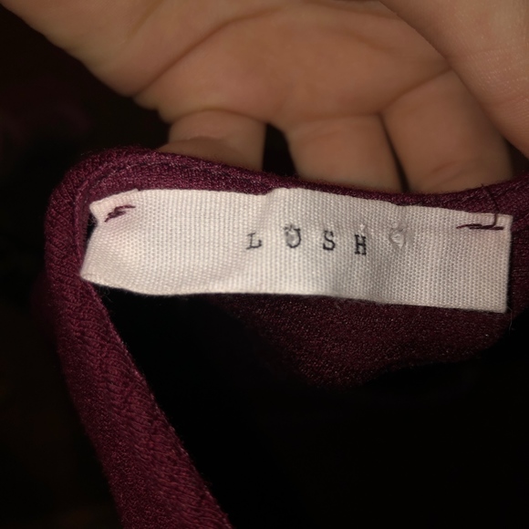 Lush Red fitted Dress - Picture 3 of 4